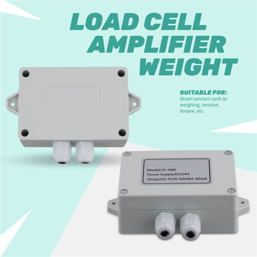 Weighing Transmitter Weighing Amplifier Weight Sensor Voltage Current Converter  12-24V 4-20MA Load Cell Amplifier 2