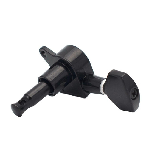 Black Locking Guitar Machine Heads Tuners Gear B 1