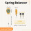 Retractable Spring Balancer, Bearing Spring Tool Load Balancer 4 Feet Adjustable Cable Retractor 1.1-3.3lbs (0.5-1.5kg) 10