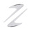 2Pcs Car Side  Trim for   E Class W213 C-Class W205 Refit E63S AMG Accessories Silver 1