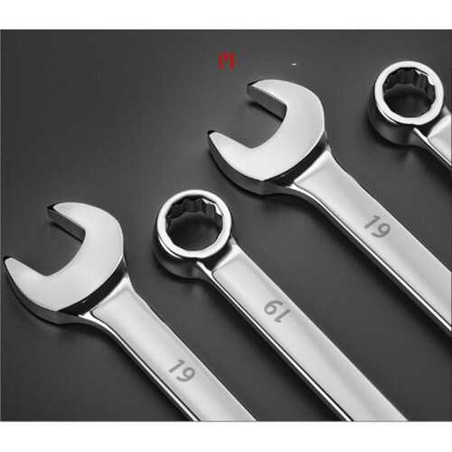 Combination Spanner Set, 8 Piece Set, 6-19mm Range, High-Performance Quality,CR-V