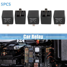 5pcs Motor Relay 5 Pin 24V Coil 40amp Spdt JD2912-1Z-24VDC 40A 28VDC, Contactor Relay Power, Lighting Controller