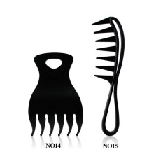 2pcs Men'S Wide Tooth Hair Styling Combs Set, Plastic Hairdressing Combs for Slick Back Retro Hairstyles, Grooming Tool