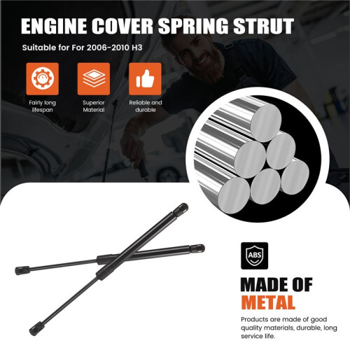 For  H3 2006-2010 Car Front Hood Engine Cover Support Rod Shock Spring Strut Bonnet Lifting Bracket 1