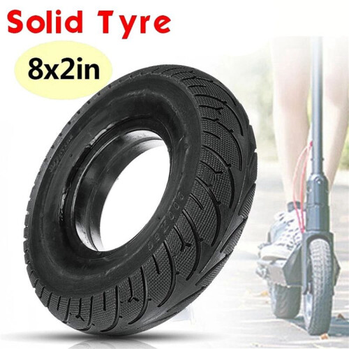 Pneu de Scooter EléTrico de 8 Polegadas 200X50 Pneu SóLido Traseiro para Speedway RUIMA  4 PRO 2