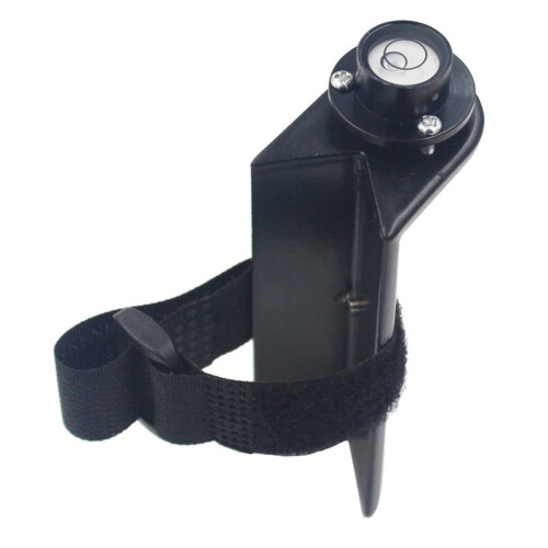 Centering Pole Carbon Fiber Pole Leveler Bubble Assembly Right-Angle Level Strap Portable Vertical Level Black