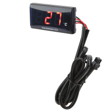 12V Motorcycle LCD Temp Gauge Waterproof