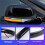For  Explorer 2011-2019 Car Dynamic LED Turn Signal Light Rearview Mirror Light Indicator 5