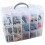 Arts, Crafts and Jewelry Organizer, Stackable 3-Tier Clear Plastic Organizer with 30 Adjustable Compartments 2