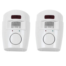 2X Haus Sicherheit Alarm System Drahtloser Detektor + 4X Fernbedienung Pir Infrarot Bewegungssensor Alarm Drahtloser Alarm Monitor