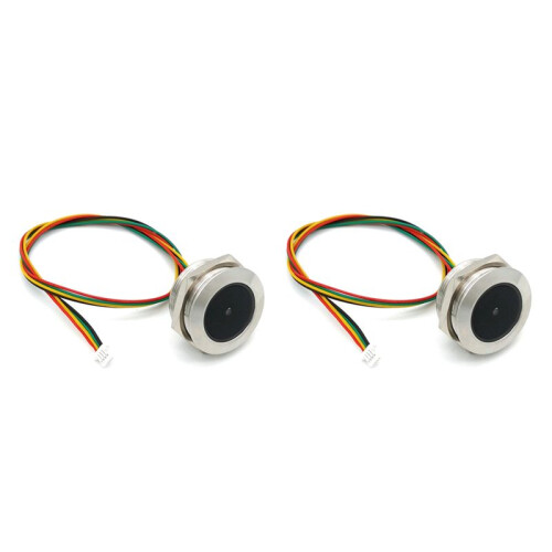 2X GM60 UART Edelstahl Kontrollierte Ringanzeige 1D/QR/2D Barcode Scanner QR Code Barcode Scanner Modul