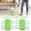 2PCS Wet/Dry Flat Mop Cloth Microfiber Floor Mop Replacement for  Sweeper Machine Washable Easy to Replace 4
