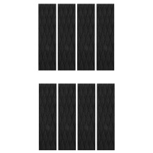 8Pcs Pads de Traction de Planche de Surf EVA Surfing Skimboard Deck Traction Pads Anti-Slip Front Tail Pad