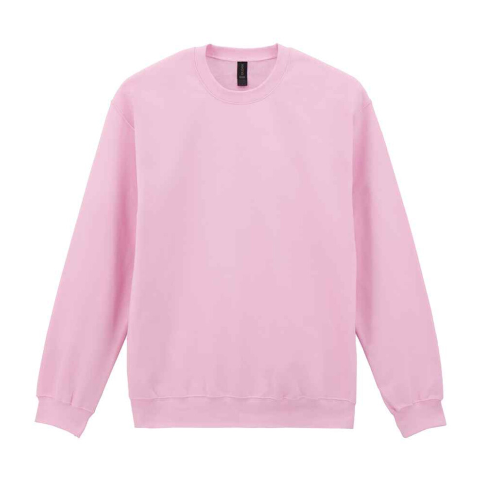 Gildan (M, Light ) Unisex Adult Softstyle Midweight Sweatshirt Pink
