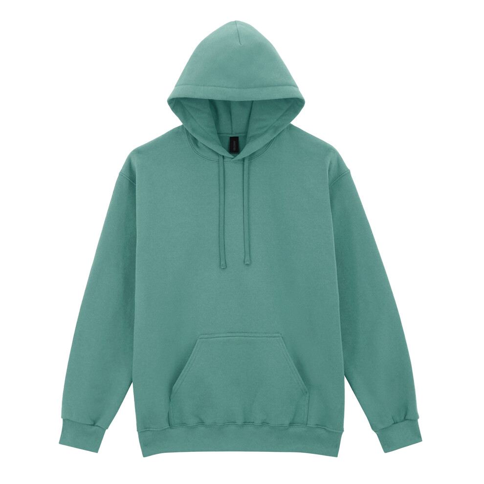 Gildan (M, Aquatic) Unisex Adult Midweight Hoodie