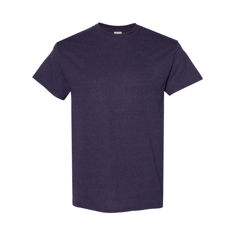 Gildan (2Xl, Berry) Mens Heavy Cotton Short Sleeve T-Shirt (Pack Of 5) Black
