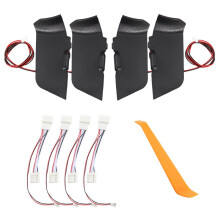 Voor RAV4 2019-2024 Binnendeur Kom Omgevingslicht Sfeer Lamp Handvat Armsteun Frame LED Blauw Versieren Lamp