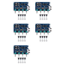 5X Amplifier NE5532 Preamp Preamplifier Volume Tone Control Finished Board Treble Midrange Bass EQ DIY Dual AC 12V - 18V