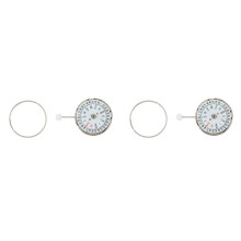 2X Montre Automatique Prettyia Miyota 8205 Mouvement 3 Aiguilles Date/Jour Double Calendrier