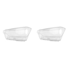 2X Car Front Headlight Lens Cover for DMAX 2021 2022 2023 Clear Headlamp Cover Shell Left