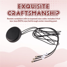 Ultra Low Profile Indoor/Outdoor Omni Directional MIMO WiFi Antenna,Triple Band 2.4/5.8/6 GHz WiFi Network Amplifier