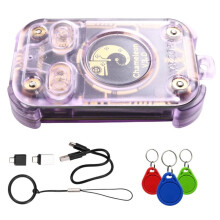 Chameleon V3.0 RFID Chip-Läsare Card Emulator NFC-Läsare Skrivare ID IC 125K 13.56M Taggkopiator + 3XUID Nyckelring