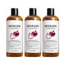 (3pcs) 1-3X Excalvo Shampoo - Excalvo Shampoo with Rosemary Oil & Red Onion & Cinnamon Extract, Rosemary Shampoo Strengthens Hair