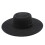 (Black) Classic Lightweight Hat for Women with Wide Brim, Felt 1