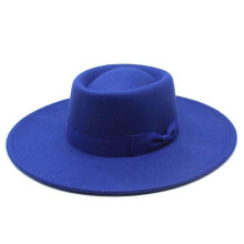 (Sapphire) Classic Lightweight Hat for Women with Wide Brim, Felt