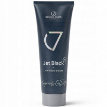 7suns The Legends Jet Black Iconic Immediate Bronzer Tanning Lotion for Solarium & Sun, 250ml