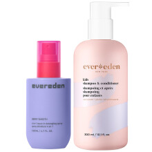 Conjunto de Cabello para Niños Evereden: Spray Desenredante 4 en 1 & Champú y Acondicionador 2 en 1