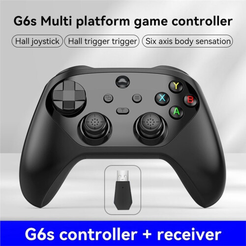 Wireless Game Controller for /PC/IOS/Android Hall Effect Dual Vibrations Gamepad with Programmable Back TURBO A 1