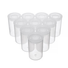 100 St Plast Tom FilmbehåLlare KamerarullebehåLlare FöRvaringsväSka Burk FöR TillbehöR Art Bead Myntpiller Transparent