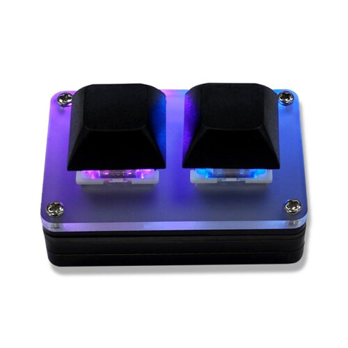 2-Key  Keyboard Copy & Paste Programmable Custom OSU Gaming Mechanical Keyboard with RGB Light