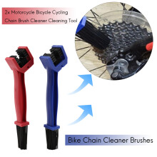 2x Motorcycle Bicycle Cycling Chain Brush Cleaner Cleaning Tool