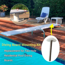 DB-TB-M Diving Board Bolt Kit for -Fab Two Hole Residential Diving Boards Mounting, for -Fab Inground Pools