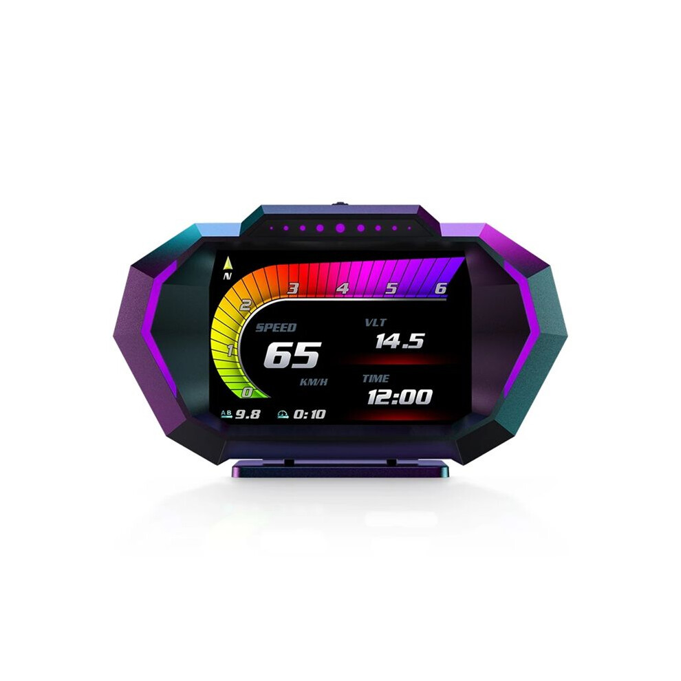 Hud P24 Obd2+Gps Display Board Computer Multi-Function Digital Speedometer Slope Meter 4713018086015
