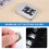 Car Window Glass Lift Button Sticker For   B C E Gla Cla Glk Gl Ml Gle Class 5