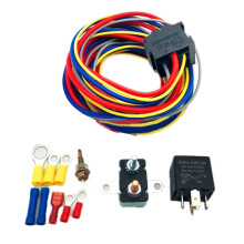 40205G Kit de Câblage de Faisceau et de Relais de Pompe à Carburant Électrique à 4 Broches avec Instructions pour Tirage Haute Intensité/Haute