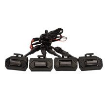 8 PCS LED Front Grill Lights for Tacoma Raptor TRD Off Road Sport 2020 2021 External Grill Lamp Yellow Light