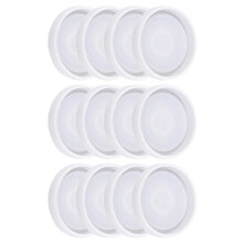 12 Stuks DIY Ronde Siliconen Onderzetter Mallen Siliconen Hars Mal Heldere Epoxy Mallen voor Gieten met Hars