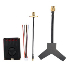 3,3Ghz 4W FPV VTX 16CH FPV Audio Video Transmitter DC7V-36V PAL/NTSC för FPV Long Range RC Drone