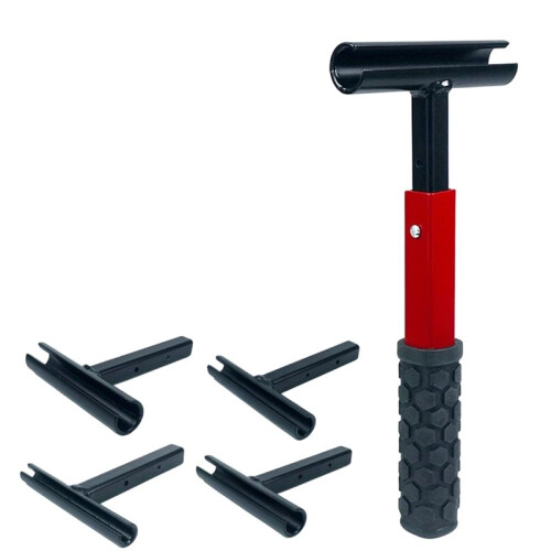 Door Hinge Wrench Kit 9/13/15/18mm with Replacement Heads for Efficient Adjustments