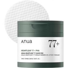 ANUA Heartleaf 77 Toner Pad, Mild Exfoliating Facial Pads for Glass Skin, Hydrating Pore Care for Sensitive Skin, Heartleaf Extract, PHA, Centella, No