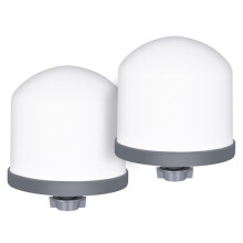 2 Stuks Vervangende Keramische Filter Gemagnetiseerde Mineraalwaterzuiveraar Waterfilter Keramische Halfronde Waterfilters