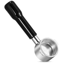 Portafiltro Senza Fondo a 2 Orecchie da 51 mm con Cestello Filtro per Macchina da Caffè Espresso Ecp3420/Ec155/Bco430/Ec260