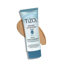 2Pcs Facial Mineral Sunscreen and Primer, Tinted Broad Spectrum SPF 40 with