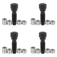 4 Set 14mm  Thread Repair Kit Rethread Tool Kit Reamer Tap M14x1.25