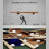 2PCS Baseball Bat Display Case,Baseball Bat Hanger Holder, Wall Mount Baseball Bat Horizontal Rack,Baseball Bat Bracket 6