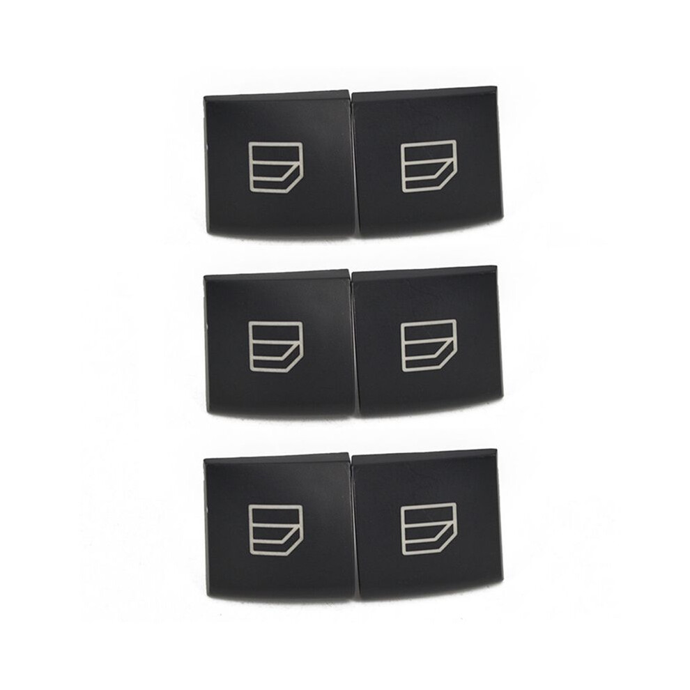 6X For - C-Class E-Class Window Button Cover W204 S204 W212 S212 A207 C207 4712272263088